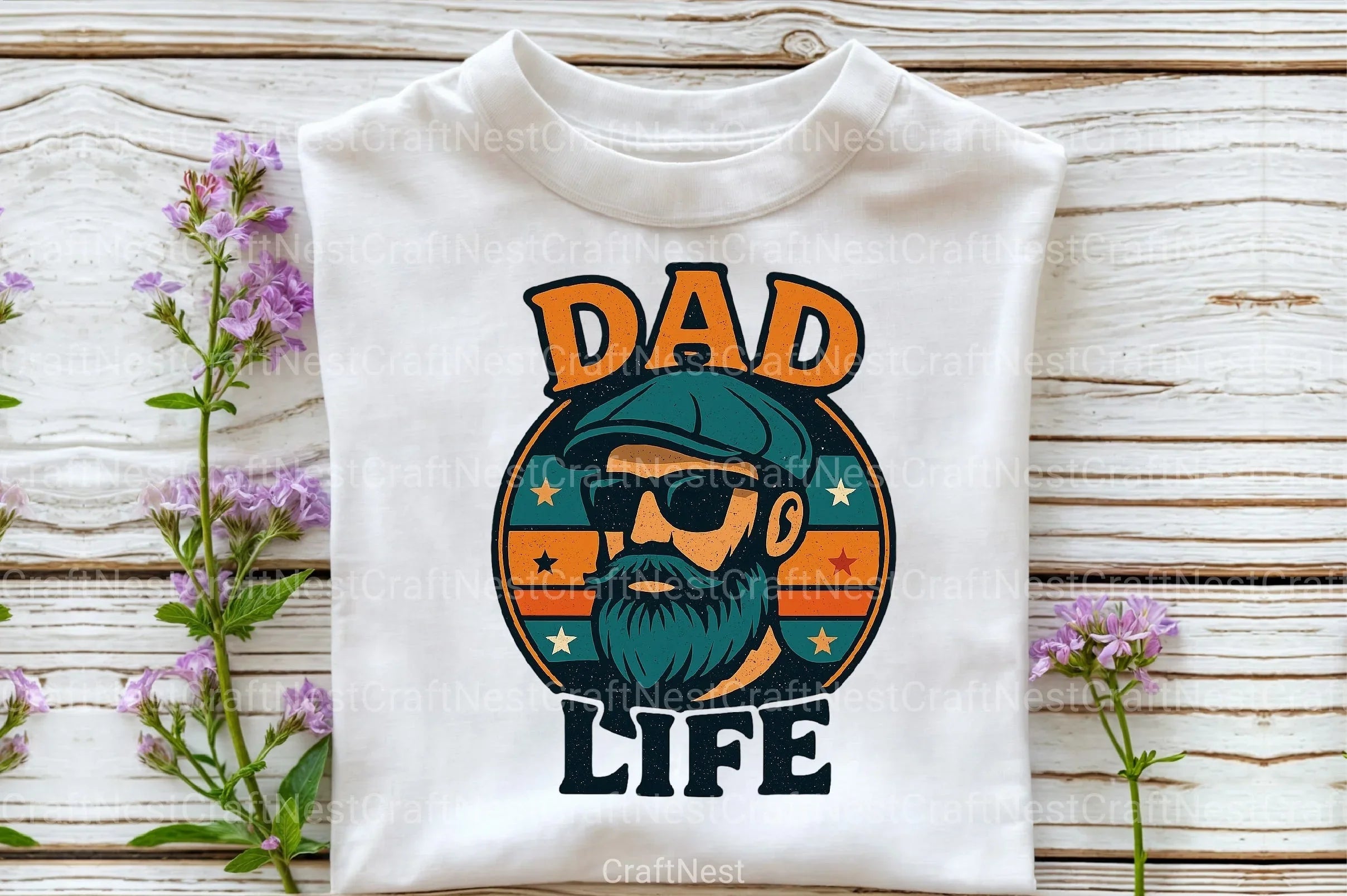 Retro Dad Life Clipart Bundle - CraftNest - Digital Crafting and Art