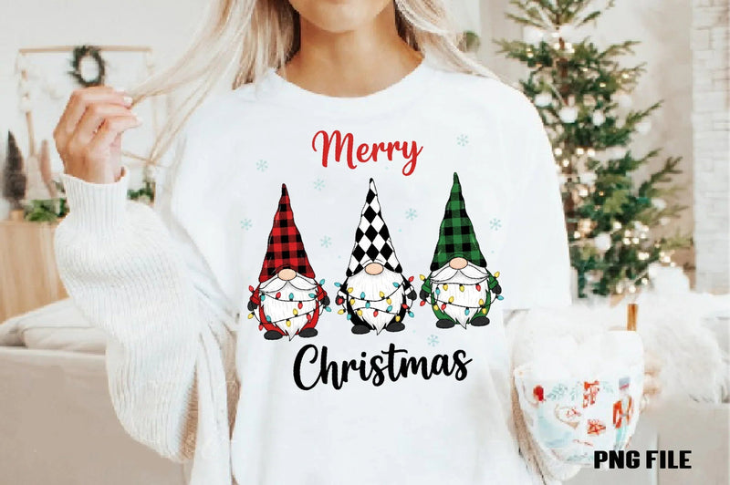 Merry Christmas Gnomes Clipart Bundle - CraftNest - Digital Crafting and Art