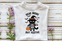 Sarcastic Halloween Cat Dead Inside Clipart Bundle - CraftNest - Digital Crafting and Art