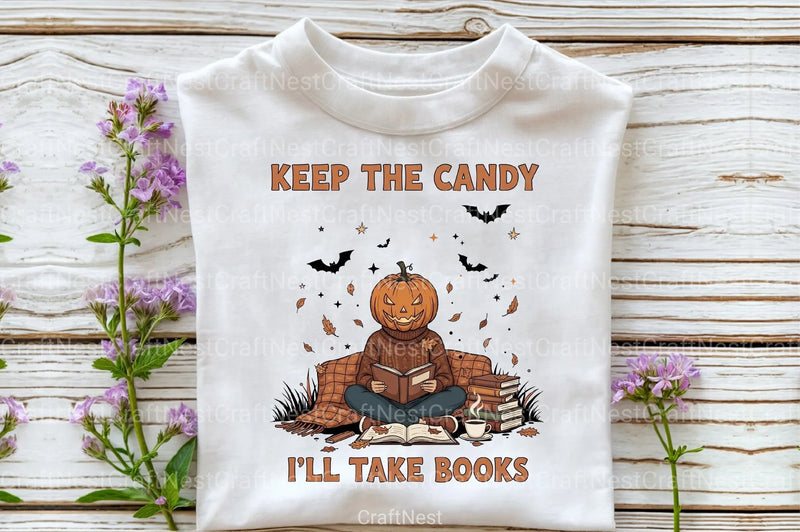 Halloween Pumpkin Ghost Book Lover Clipart Bundle - CraftNest - Digital Crafting and Art
