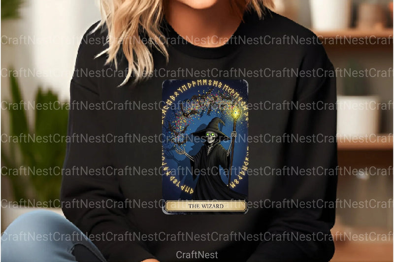 Wizard Halloween Tarot Card Clipart Bundle - CraftNest - Digital Crafting and Art