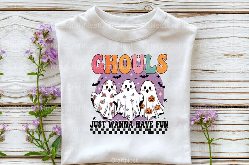 Retro Halloween Ghouls Clipart Bundle - CraftNest - Digital Crafting and Art