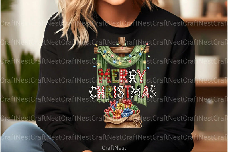 Merry Christmas Cross Clipart Bundle - CraftNest - Digital Crafting and Art