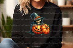 Funny Skeleton Peeking Clipart Bundle 6 - CraftNest - Digital Crafting and Art