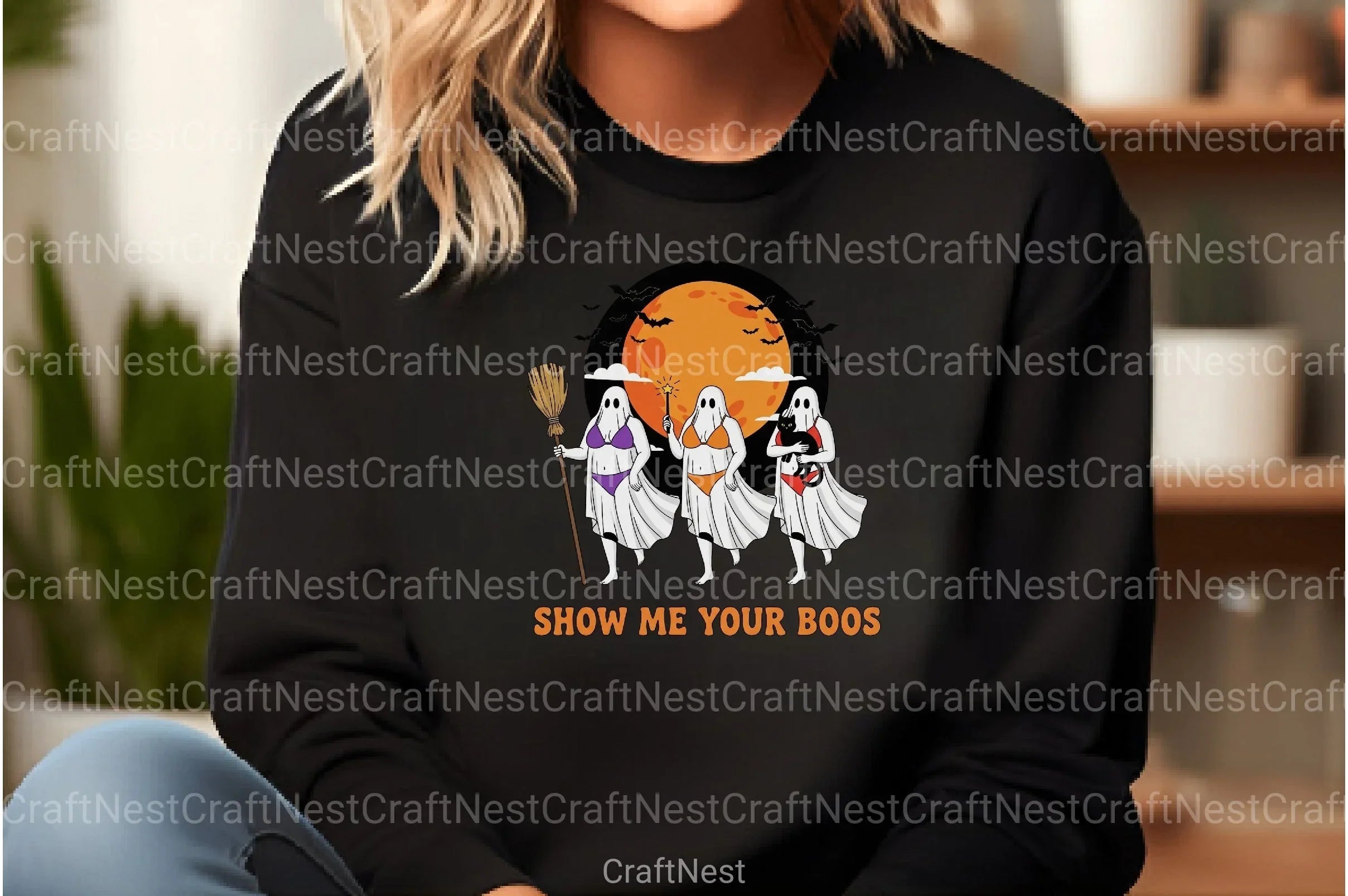 Funny Halloween Ghost Clipart Bundle 5 - CraftNest - Digital Crafting and Art