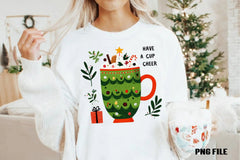 Festive Christmas Clipart Bundle: Have A Cup Of Cheer - CraftNest - Digital Crafting and Art