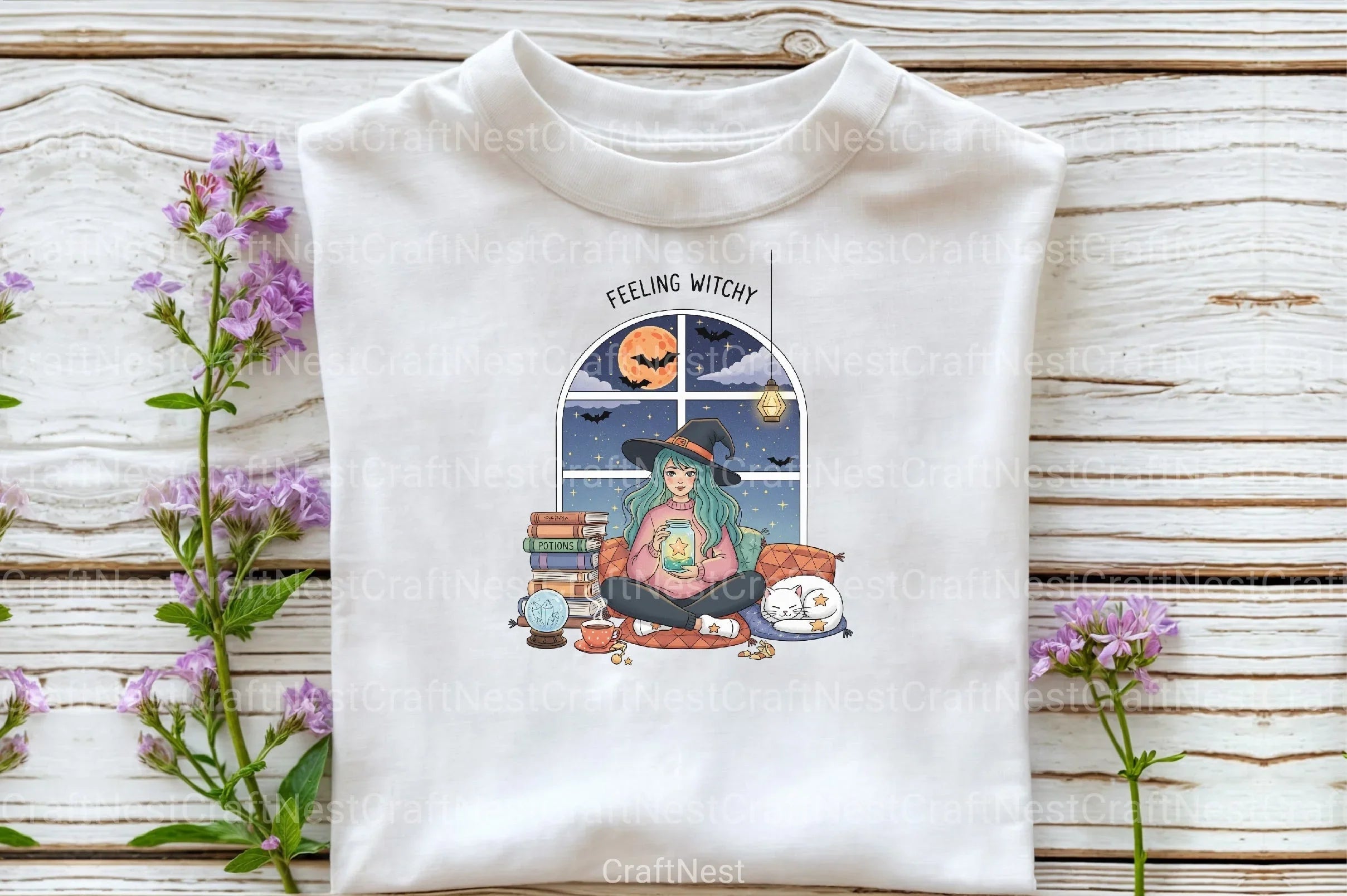 Celestial Witch Clipart Bundle - Witchy Art Collection - CraftNest - Digital Crafting and Art