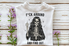 Funny Halloween Sassy Skeleton Clipart Bundle - CraftNest - Digital Crafting and Art