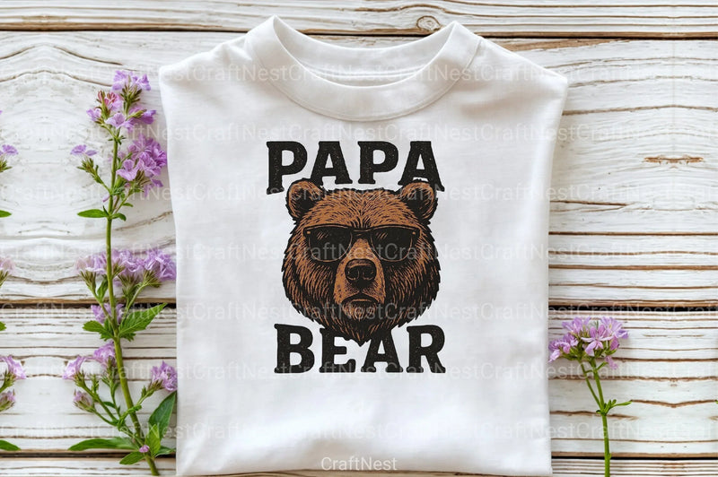 Papa Bear Clipart Bundle - CraftNest - Digital Crafting and Art