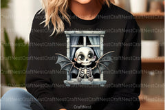 Funny Skeleton Peeking Clipart Bundle 5 - CraftNest - Digital Crafting and Art