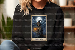 The Witch Halloween Tarot Card Clipart Bundle - CraftNest - Digital Crafting and Art