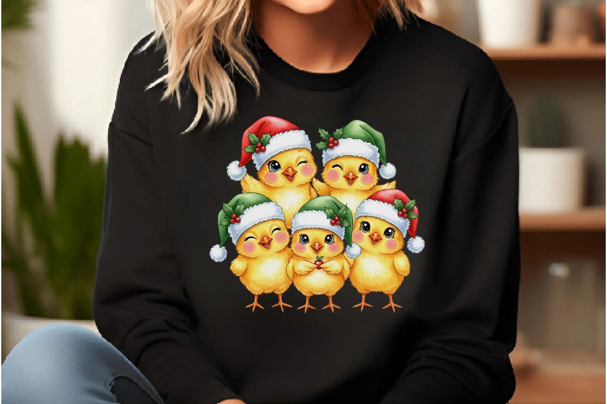 Funny Christmas Chicken Clipart Bundle - CraftNest - Digital Crafting and Art
