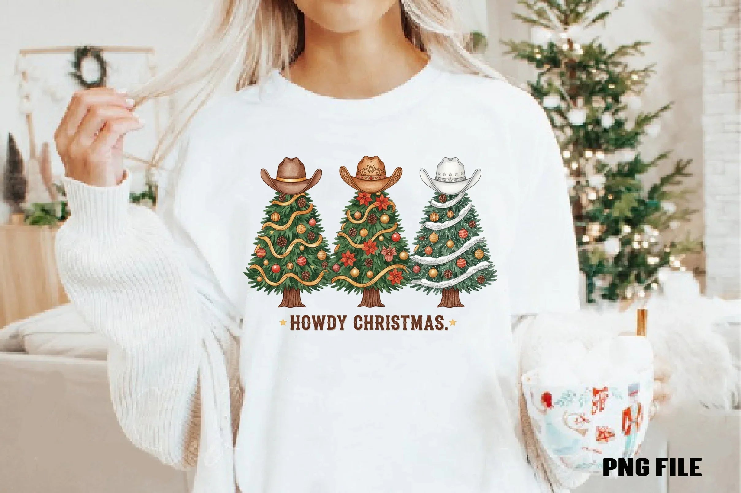 Western Christmas Country Clipart Bundle - CraftNest - Digital Crafting and Art