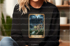 Cat Halloween Tarot Card Clipart Bundle - CraftNest - Digital Crafting and Art