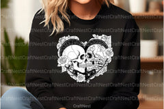 Love Skull Halloween Clipart Bundle - CraftNest - Digital Crafting and Art