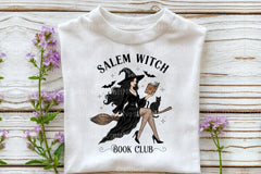 Vintage Salem Witch Book Club Halloween Clipart Bundle - CraftNest - Digital Crafting and Art