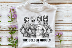 Golden Ghouls Girls Halloween Clipart Bundle - CraftNest - Digital Crafting and Art
