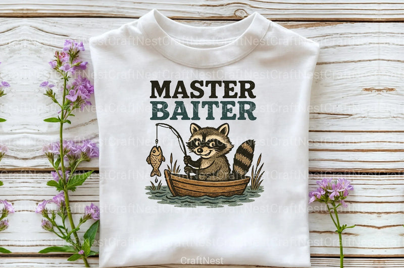 Master Baiter Funny Fishing Clipart Bundle - CraftNest - Digital Crafting and Art