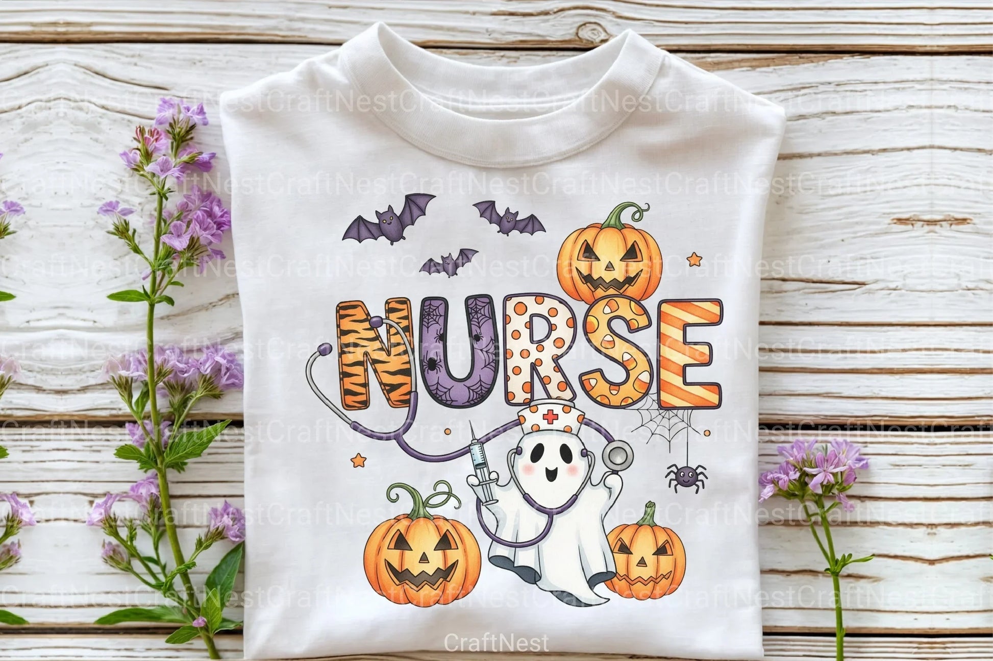 Spooky Nurse Halloween Clipart Bundle - CraftNest - Digital Crafting and Art