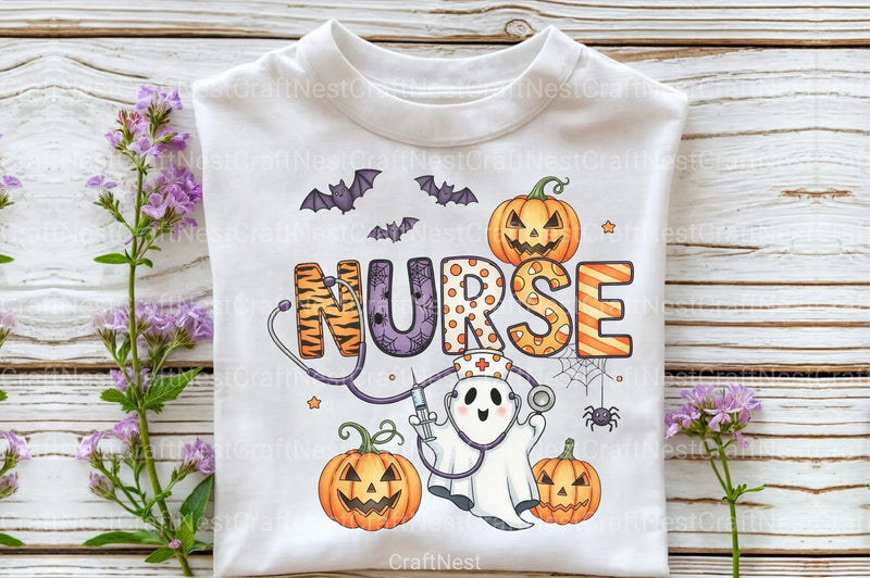 Spooky Nurse Halloween Clipart Bundle - CraftNest - Digital Crafting and Art