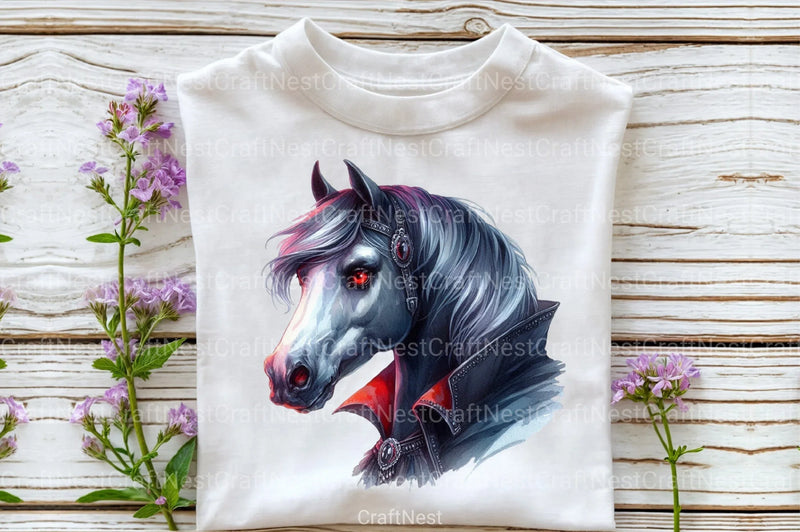 Halloween Horses Clipart Bundle 1 - CraftNest - Digital Crafting and Art