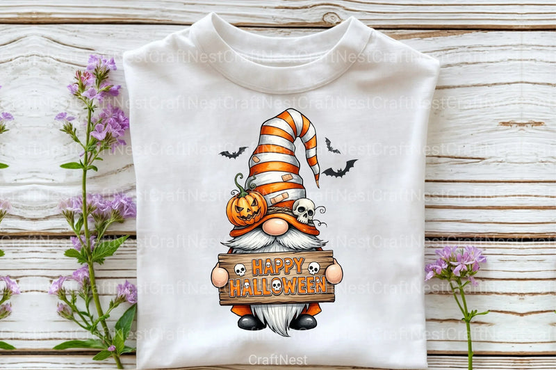 Happy Halloween Gnome Clipart Bundle - CraftNest - Digital Crafting and Art