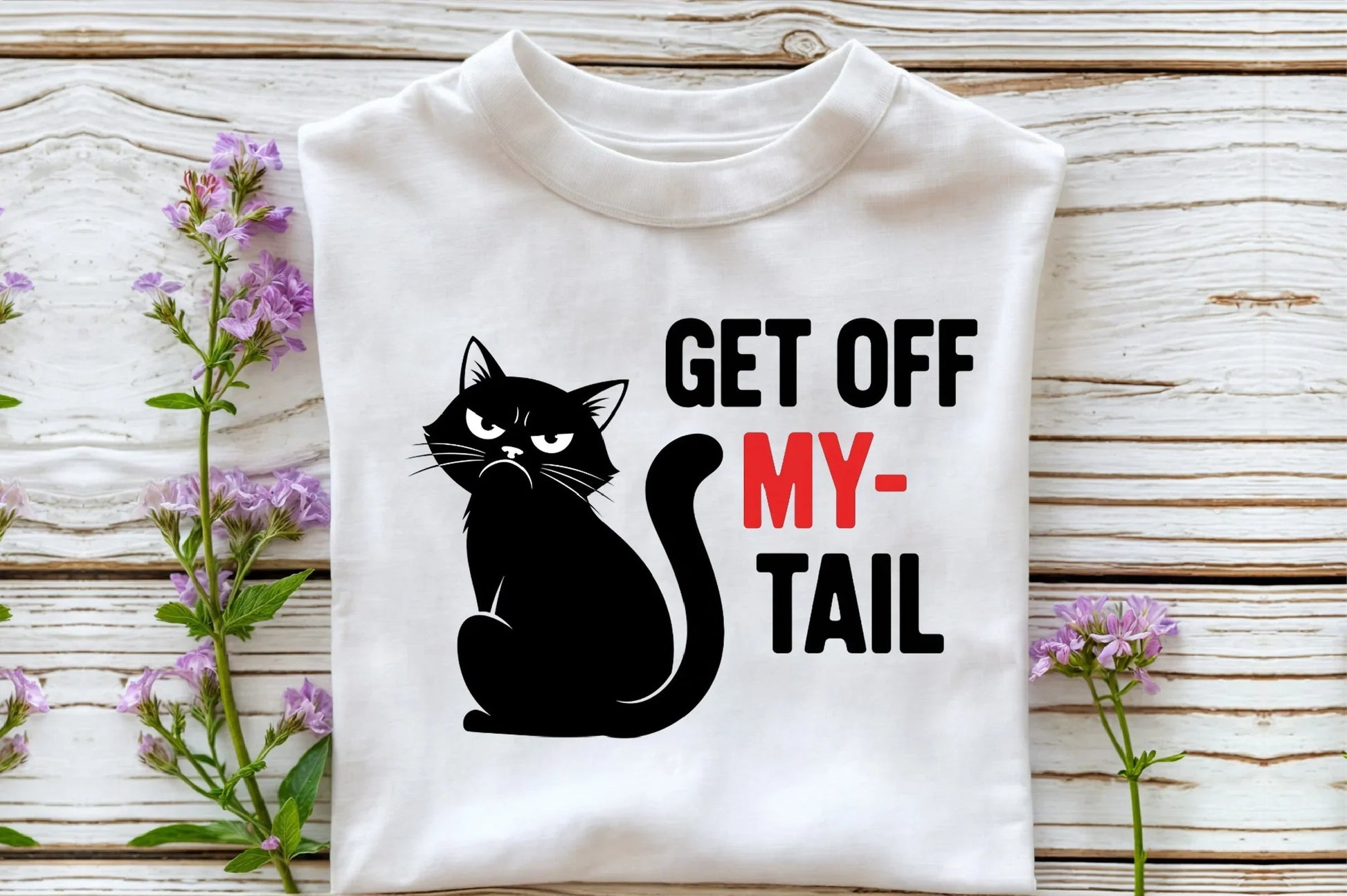 Get Off My Tail Cat Design Clipart Bundle - CraftNest - Digital Crafting and Art