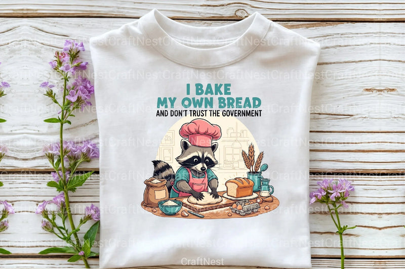 Funny Raccoon Bakery Clipart Bundle - CraftNest - Digital Crafting and Art