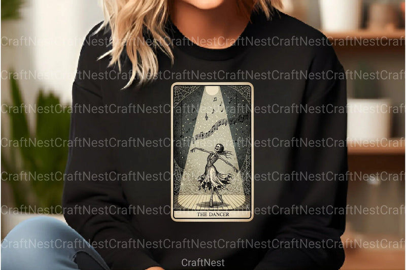 Dancer Halloween Tarot Card Clipart Bundle - CraftNest - Digital Crafting and Art