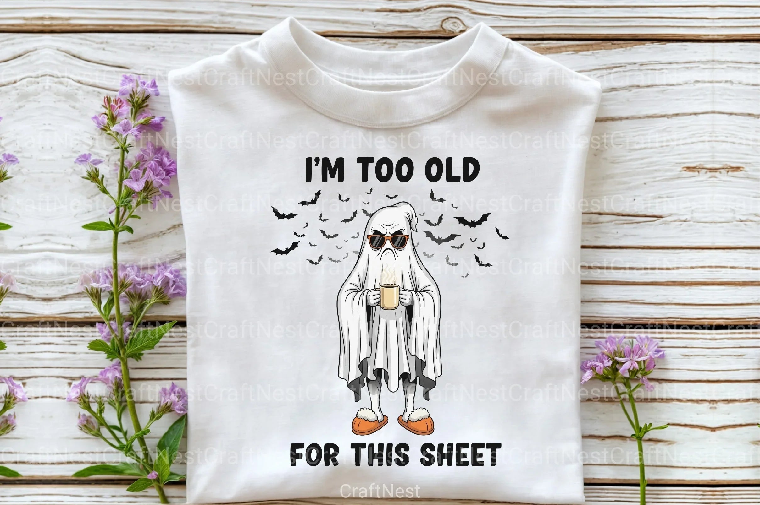 Funny Sarcastic Sheet Ghost Halloween Clipart Bundle - CraftNest - Digital Crafting and Art