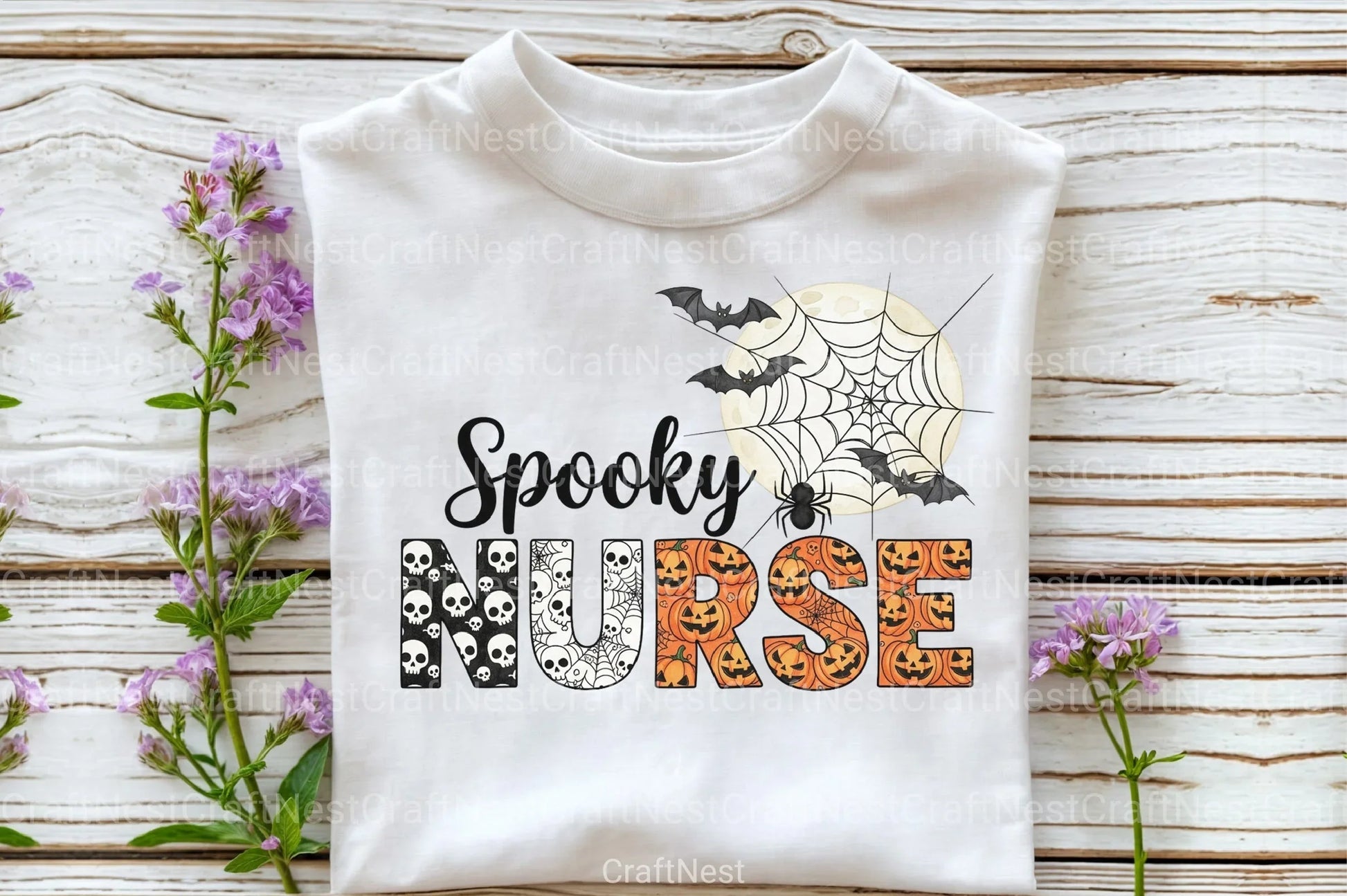 Spooky Nurse Halloween Clipart Bundle 90 - CraftNest - Digital Crafting and Art