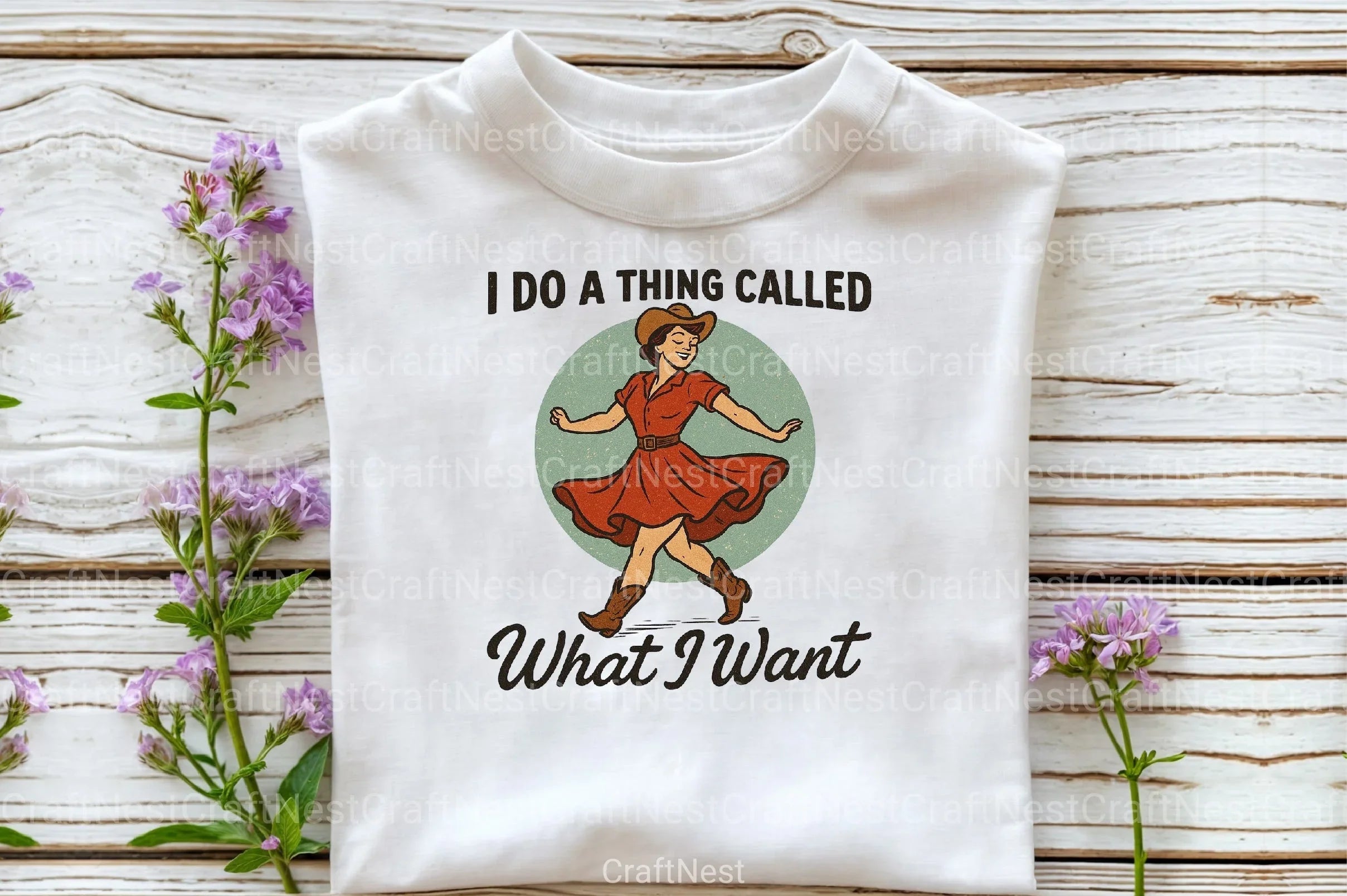 Western Girl Clipart Bundle: Do What You Want - CraftNest - Digital Crafting and Art