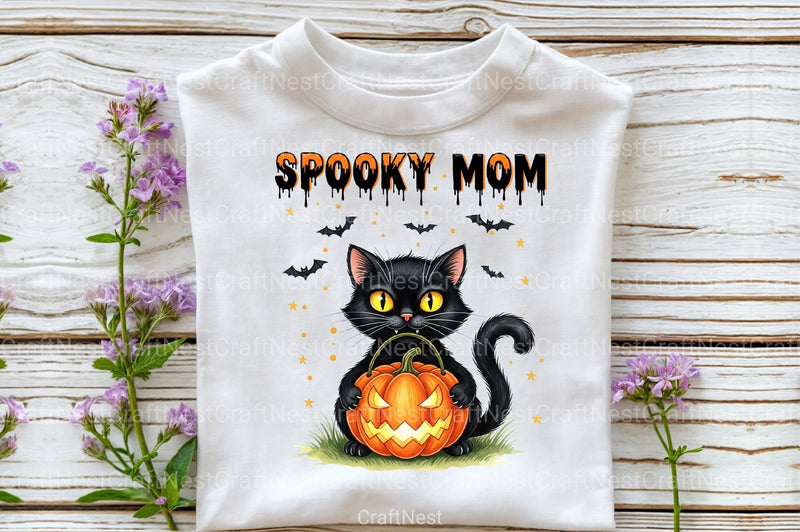 Spooky Mom Halloween Clipart Bundle 2 - CraftNest - Digital Crafting and Art