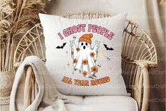 Retro Halloween Ghost Clipart Bundle 24 - CraftNest - Digital Crafting and Art