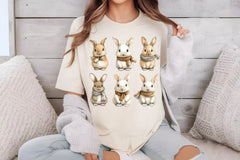 Cartoon Rabbit Clipart Bundle - CraftNest - Digital Crafting and Art