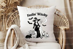 Vintage Halloween Witch Clipart Bundle - CraftNest - Digital Crafting and Art