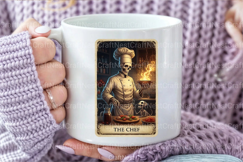 Chef Halloween Tarot Card Clipart Bundle - CraftNest - Digital Crafting and Art