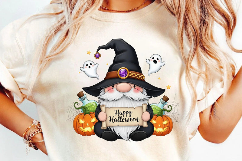 Happy Halloween Gnome Clipart Bundle - CraftNest - Digital Crafting and Art
