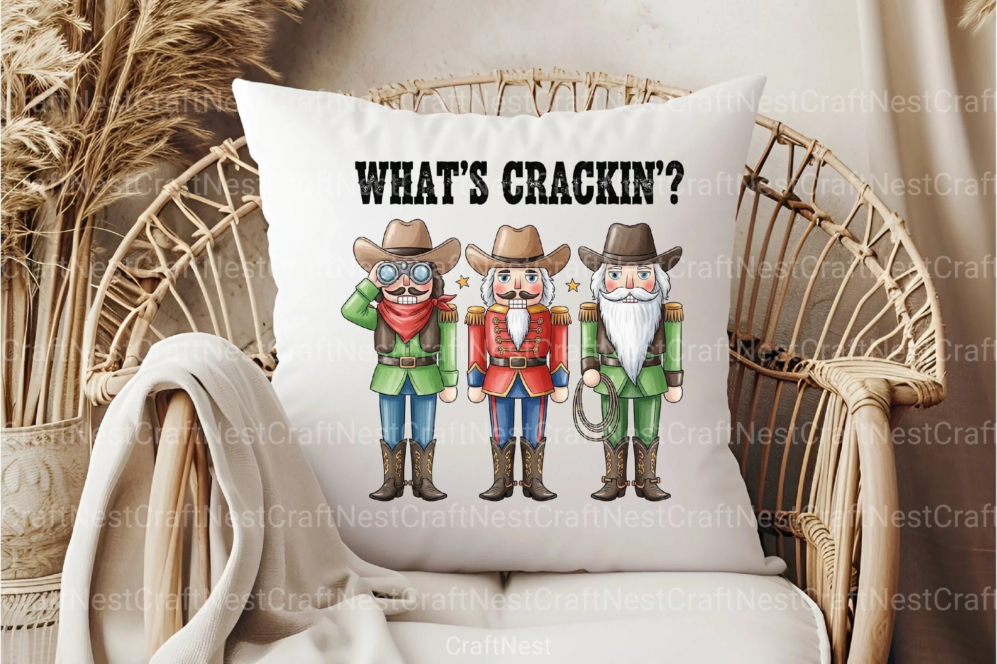 Crackin' Cowboy Christmas Clipart Bundle - CraftNest - Digital Crafting and Art