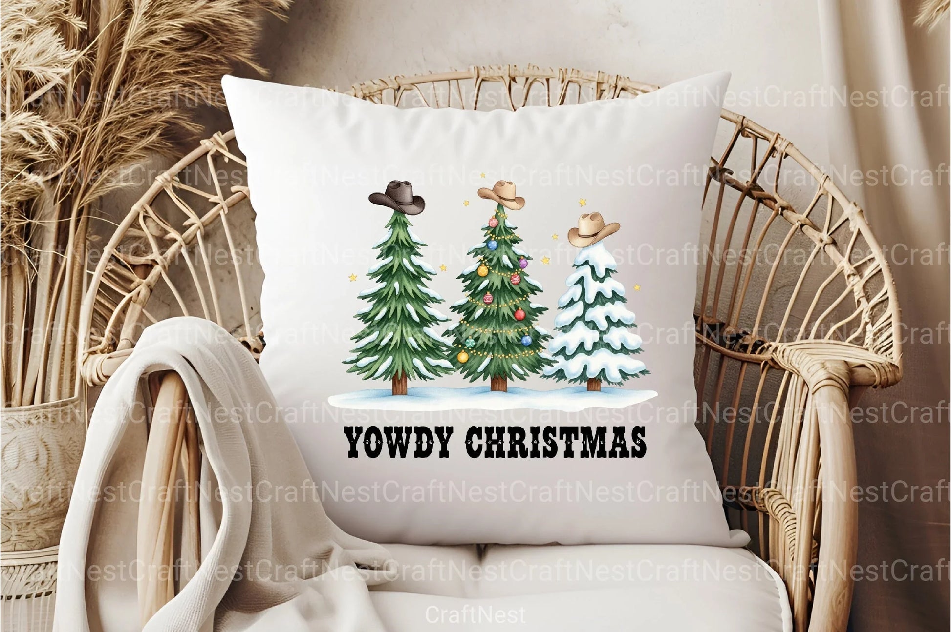 Western Christmas Country Clipart Bundle 4 - CraftNest - Digital Crafting and Art