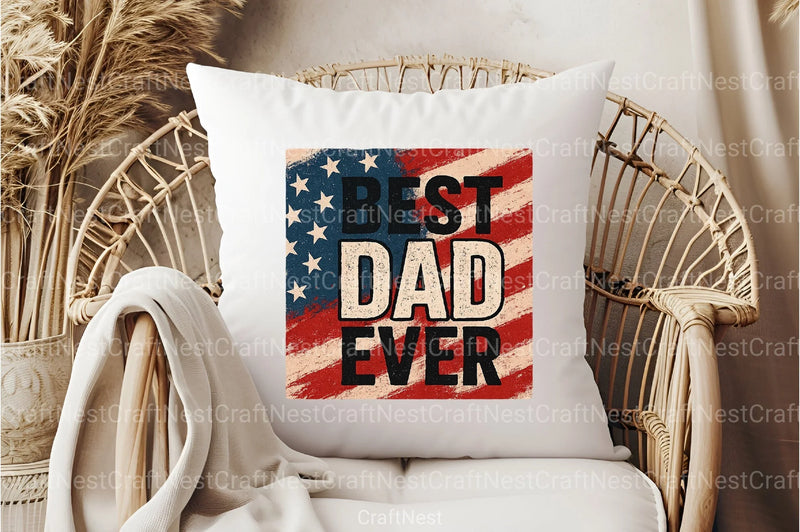 Patriotic Best Dad Ever Clipart Bundle 2 - CraftNest - Digital Crafting and Art