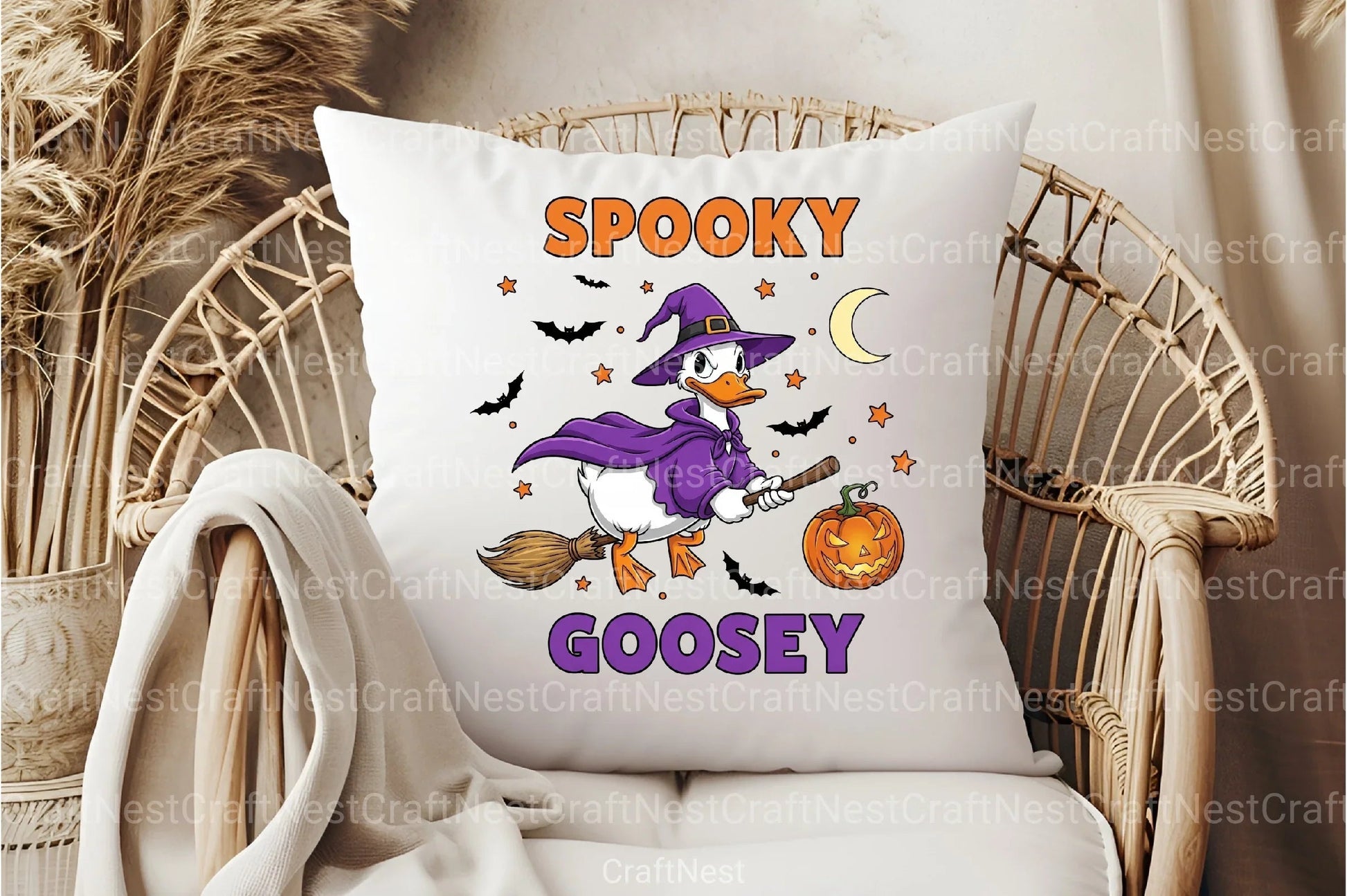Spooky Goosey Witch Halloween Clipart Bundle - CraftNest - Digital Crafting and Art