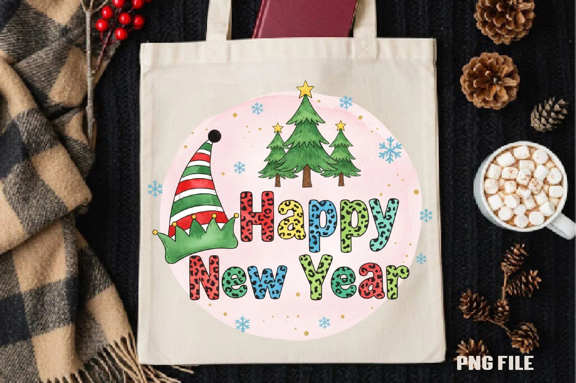 Happy New Year Clipart Bundle - CraftNest - Digital Crafting and Art