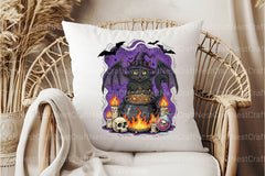 Black Cat Halloween Spooky Seas Clipart Bundle - CraftNest - Digital Crafting and Art