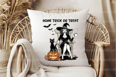 Vintage Halloween Witch & Cat Clipart Bundle - CraftNest - Digital Crafting and Art