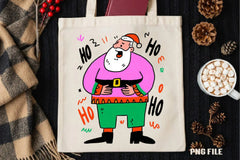 Retro Funny Christmas Santa Clipart Bundle - CraftNest - Digital Crafting and Art