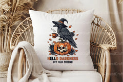 Raven Crow Coffee Halloween Clipart Bundle - CraftNest - Digital Crafting and Art