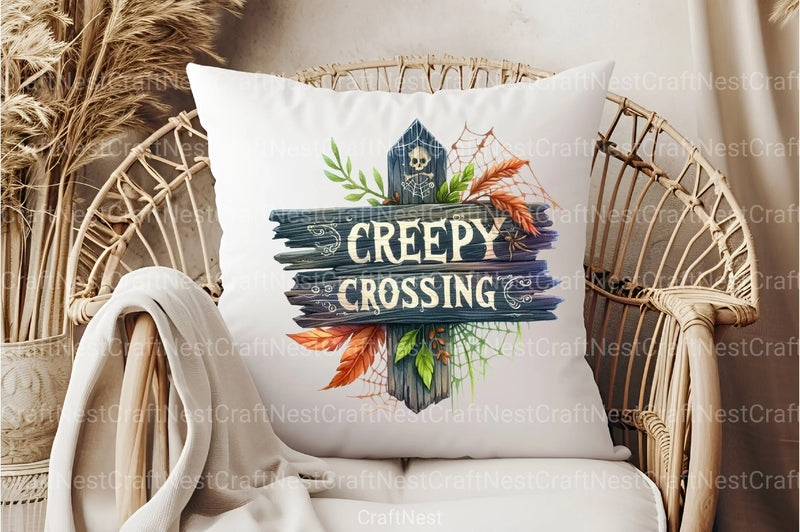 Creepy Crossing Clipart Bundle 4 - CraftNest - Digital Crafting and Art