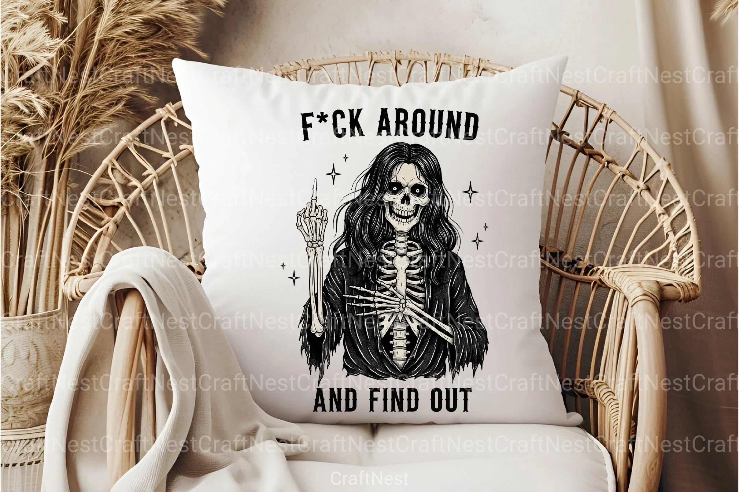 Funny Halloween Sassy Skeleton Clipart Bundle - CraftNest - Digital Crafting and Art