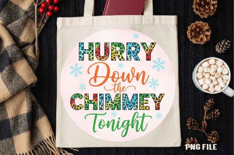 Hurry Down The Chimney Tonight Clipart Bundle - CraftNest - Digital Crafting and Art
